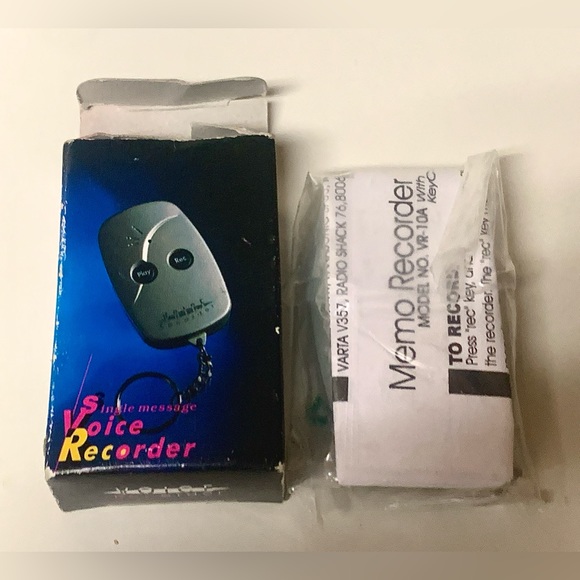 Rare Vtg KENDALL MOTOR OIL Promotional Advertisement Voice Recorder Keychain - Picture 9 of 15